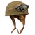 Original Excellent WWII British 1942 Dated MkI Dispatch Rider Helmet by Briggs Motor Bodies Ltd. with Eye Shields - Size 7 Original Items