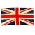 Original British WWII Era Union Jack Printed Wool Flag - 23 ½" x 43 ½” Original Items
