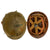 Original U.S. WWII 1945 M1 McCord Rear Seam Swivel Bale Helmet with M44 Net and Westinghouse Liner Original Items