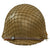 Original U.S. WWII 1945 M1 McCord Rear Seam Swivel Bale Helmet with M44 Net and Westinghouse Liner Original Items