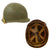 Original U.S. WWII M1 McCord Rear Seam Swivel Bale Helmet with Firestone Liner Original Items