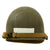 Original U.S. WWII M1 McCord Rear Seam Swivel Bale Helmet with Firestone Liner Original Items