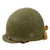 Original U.S. WWII M1 McCord Rear Seam Swivel Bale Helmet with Firestone Liner Original Items