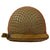 Original U.S. WWII M1 McCord Front Seam Swivel Bale Helmet with Stiffened M44 Net and Westinghouse Liner - Replaced Sweatband Original Items