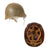 Original U.S. WWII McCord M1 Front Seam Fixed Bale Helmet with Firestone Liner & Helmet Net Original Items