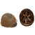 Original U.S. WWII McCord M1 Front Seam Fixed Bale Helmet with Westinghouse Liner & Damaged Helmet Net