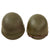 Original U.S. WWII 1942 McCord Front Seam Fixed Bale M1 Helmet with Firestone Liner - Complete Original Items