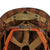 Original U.S. WWII 1943 M1 McCord Fixed Bale Front Seam Helmet with Net - Inland/Firestone Tire & Rubber Co Liner Original Items