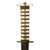 Original British WWII B2 Marked Fairbairn-Sykes Fighting Knife Modified by U.S. Soldier with Stacked Transparent Grip & Authentic Scabbard Original Items