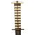 Original British WWII B2 Marked Fairbairn-Sykes Fighting Knife Modified by U.S. Soldier with Stacked Transparent Grip & Authentic Scabbard Original Items