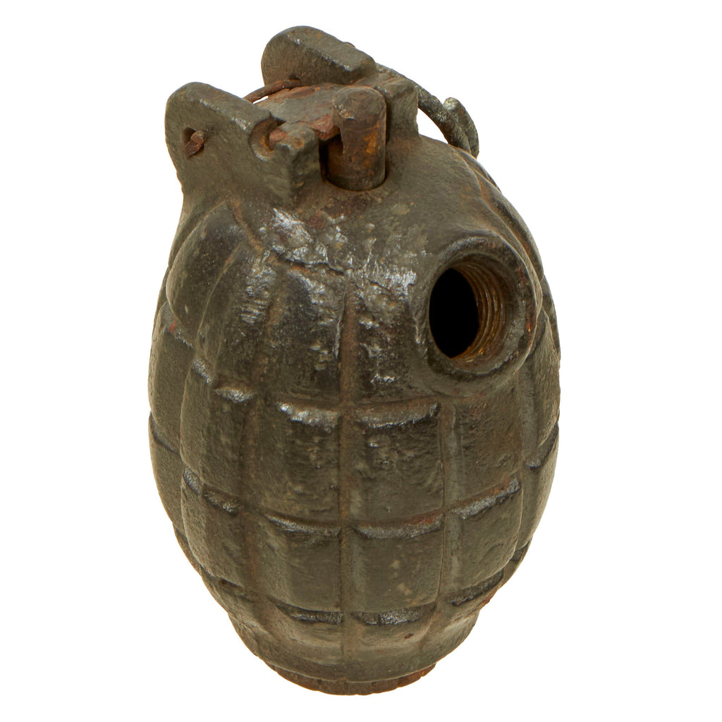 Original British WWII MIlls Bomb No. 36M MKI Grenade in Rough Condition - Missing Screw - Dated 1944 Original Items