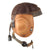 Original German WWII Luftwaffe LKpN101 Netzkopfhaube Summer Flying Helmet in Size 58cm with Avionics Original Items