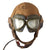 Original WWII German Luftwaffe LKP S101 Summer Pilot Flying Helmet with Avionics & Goggles Original Items