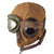Original WWII German Luftwaffe LKP S101 Summer Pilot Flying Helmet with Avionics & Goggles Original Items