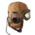 Original WWII German Luftwaffe LKP S101 Summer Pilot Flying Helmet with Avionics & Goggles Original Items