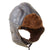 Original German WWII Kriegmarine Issue Winter Fur Leather Hat with PRYM Snaps - Size 57 Original Items