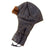 Original German WWII Kriegmarine Issue Winter Fur Leather Hat with PRYM Snaps - Size 57 Original Items