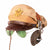 Original U.S. WWII Army Air Force Officer Tan “Fly-Weighter” Crusher Cap by Lewis With HB-7 Headset & Aviator Sunglasses - Size 7¼ Original Items