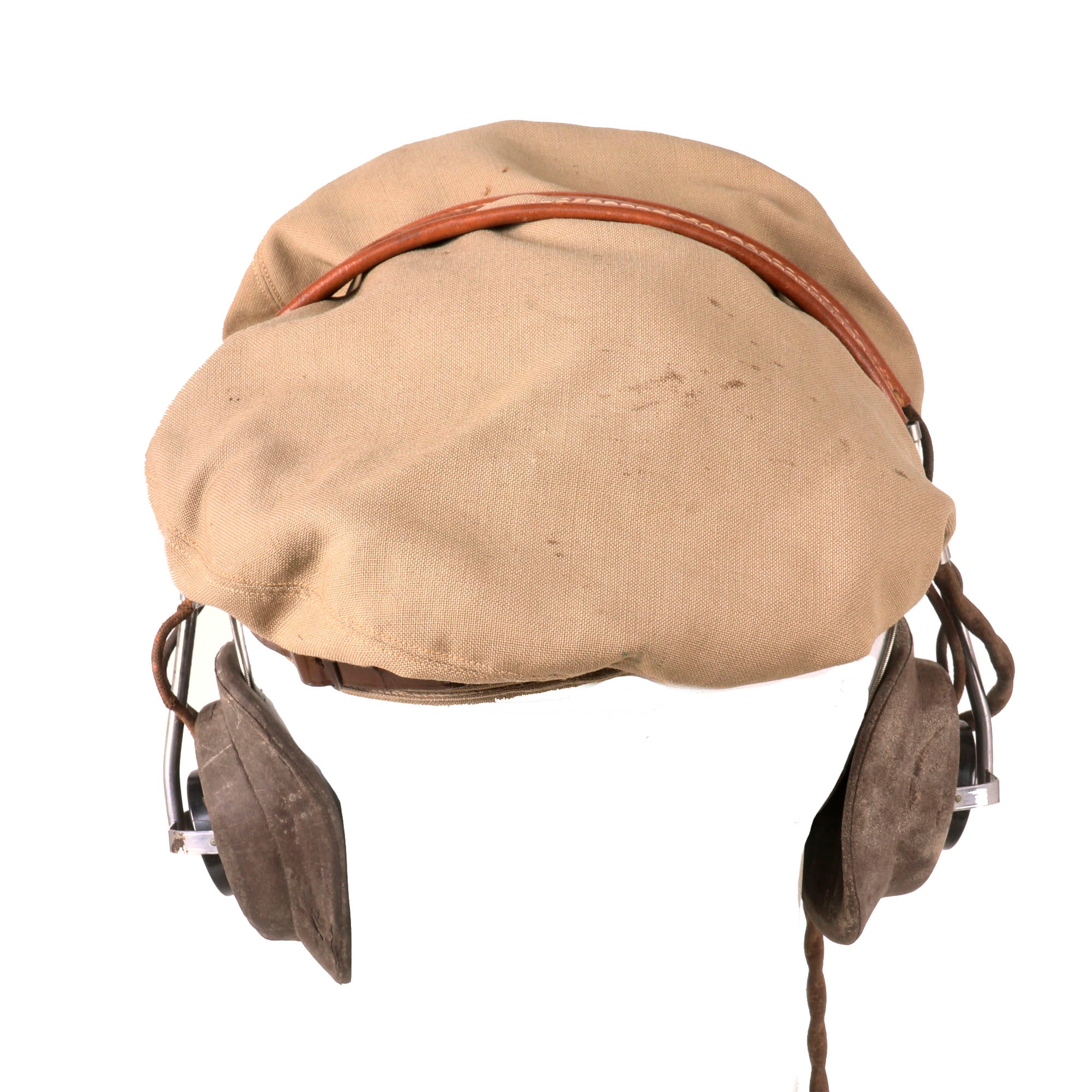 米軍 実物 AIR CREW CAP HEAVY Original US WWII Army Air Force Type B-1 Summer Flying Cap