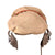 Original U.S. WWII Army Air Force Officer Tan “Fly-Weighter” Crusher Cap by Lewis With HB-7 Headset & Aviator Sunglasses - Size 7¼ Original Items