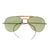 Original U.S. WWII Army Air Force Officer Tan “Fly-Weighter” Crusher Cap by Lewis With HB-7 Headset & Aviator Sunglasses - Size 7¼ Original Items