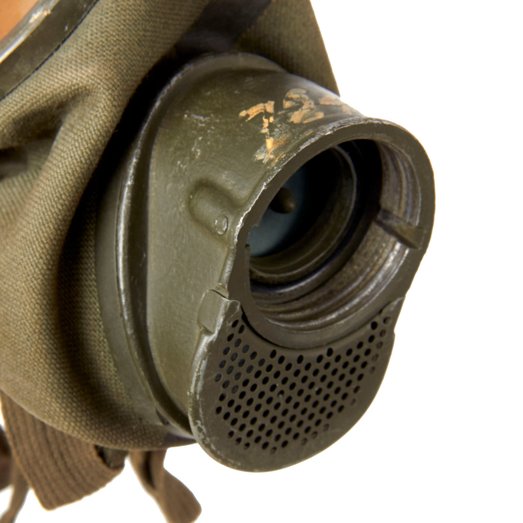 Original German WWII Named M30 2nd Model Size 2 Gas Mask with Fe 42 Fi ...