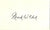 Original U.S. WWII General Mark Wayne Clark Autograph with 2007-Dated Certificate of Authenticity Original Items