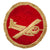 Original U.S. WWII Airborne Patch Lot with Scarf made from Camouflage Parachute Original Items