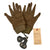 Original Japanese WWII Electrically-Heated Flight Glove Inserts by Mitsubishi with Original Tag - Dated 1943 Original Items