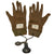 Original Japanese WWII Electrically-Heated Flight Glove Inserts by Mitsubishi with Original Tag - Dated 1943 Original Items