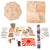 Original U.S. WWII Tremendous 77th Division Japanese Souvenir Group with Aircraft Plexiglass, Rising Sun Flag, Currency, Restricted Manila City Guidebook, Insignia, Travel Journal Canteen Cup, and More - Richard S. Derrick, 302nd Engineers Original Items
