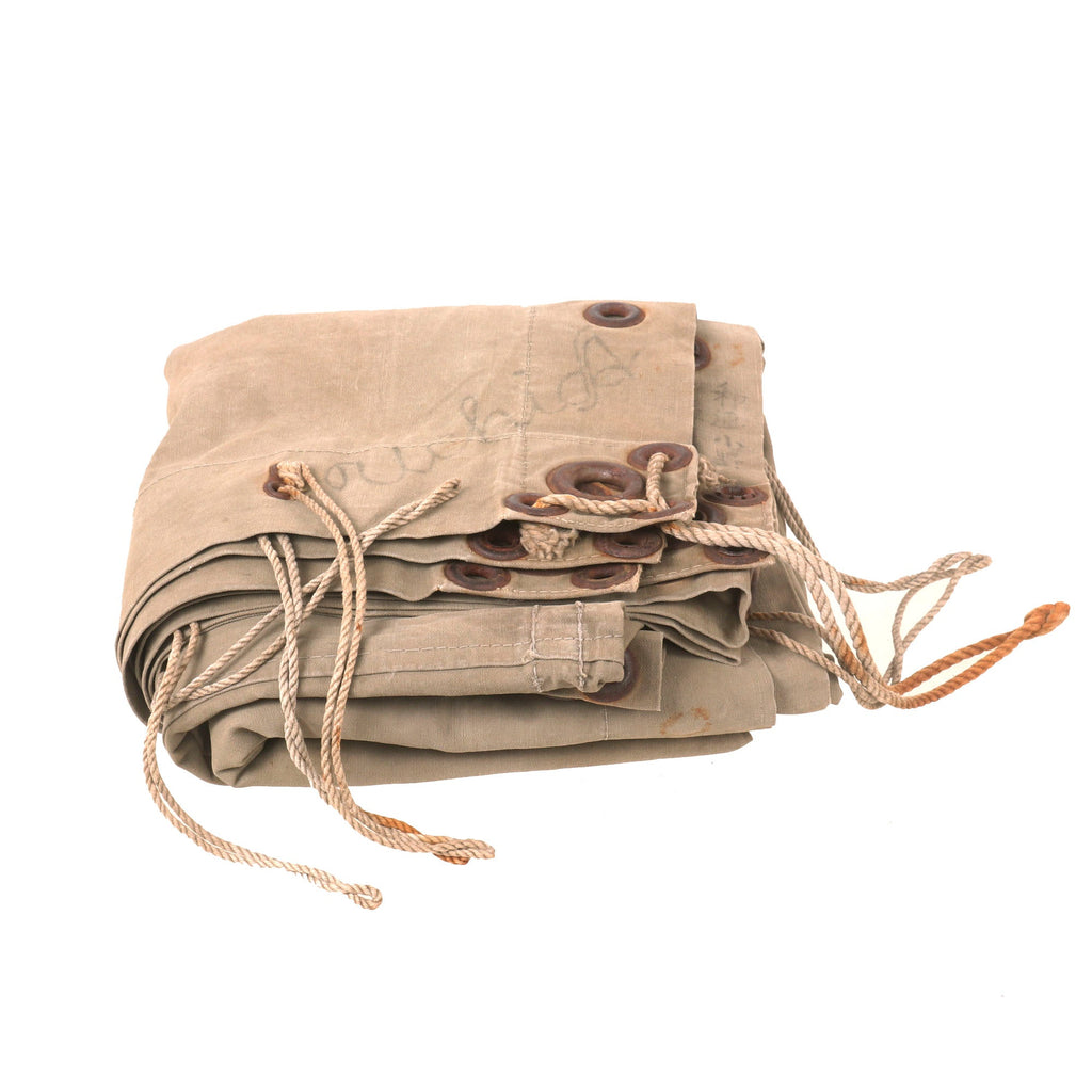 Original Japan WWII Imperial Japanese Army M1941 Shelter Half - Named Original Items