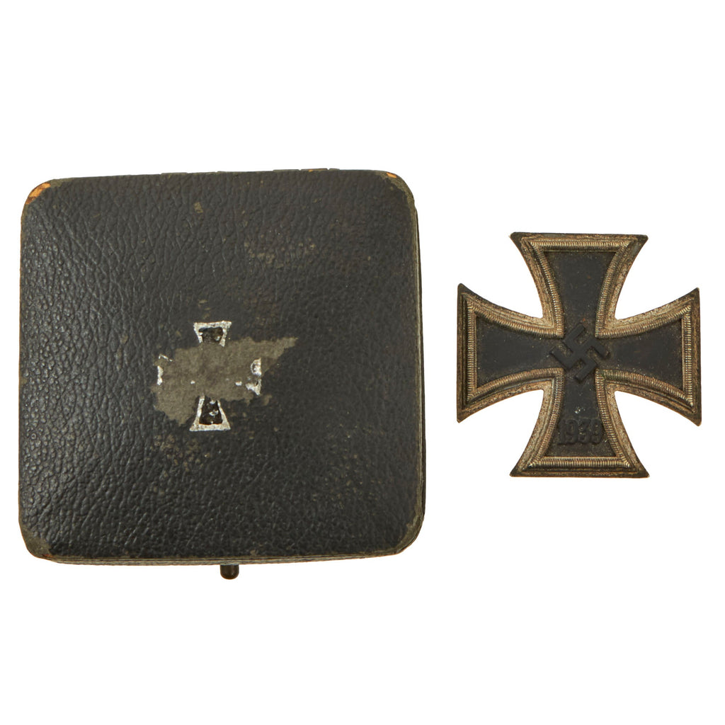 Original German WWII Cased Iron Cross First Class 1939 by C.F. Zimmermann of Pforzheim - EKI Original Items