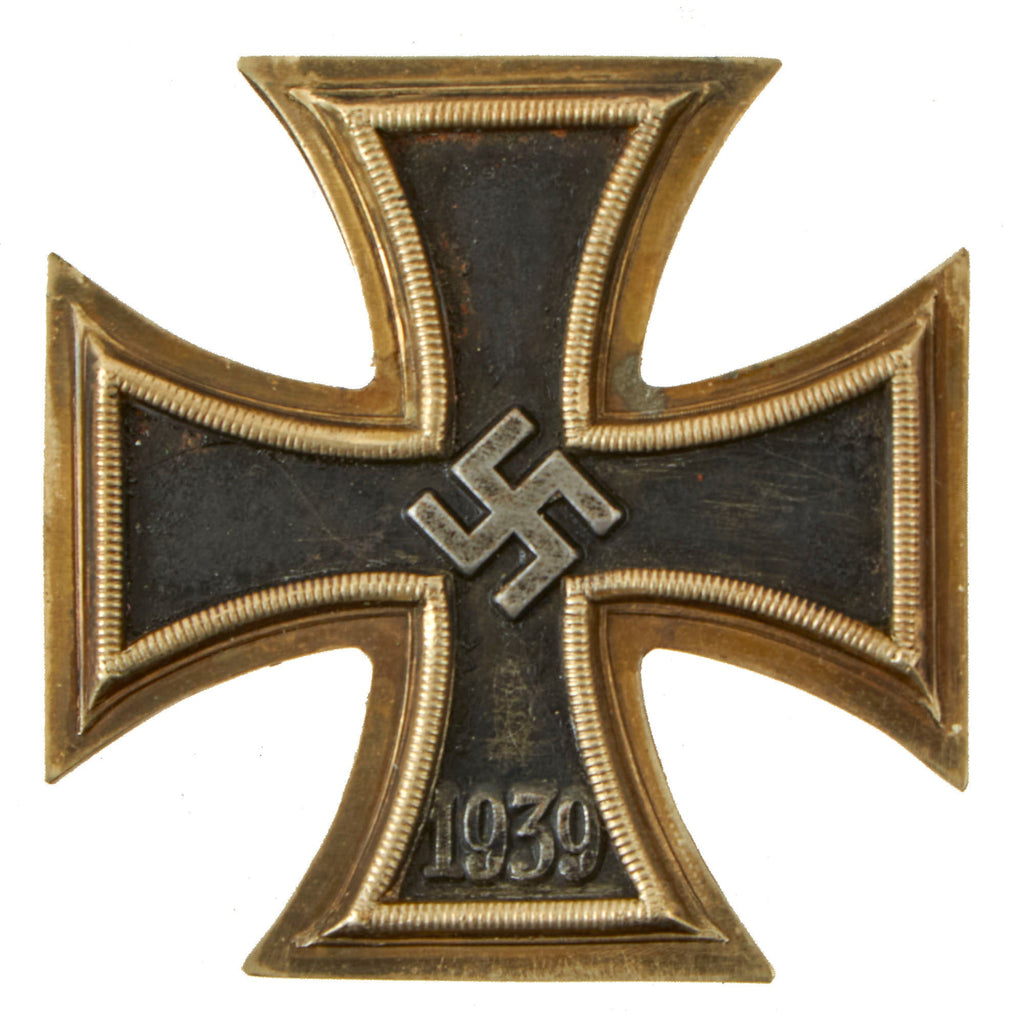 Original German WWII Iron Cross First Class 1939 with Pinback by Wilhelm Deumer of Lüdensched - EKI Original Items