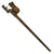 Original U.S. Springfield Trapdoor M1873 Rifle Socket Bayonet with NGP Pennsylvania National Guard Scabbard Original Items