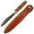 Original U.S. WWII Case "Pig Sticker" Wood Handle Fighting Knife with Correct Belt Scabbard - Excellent Original Items