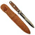 Original U.S. WWII Case "Pig Sticker" Wood Handle Fighting Knife with Correct Belt Scabbard - Excellent Original Items