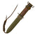 Original U.S. WWII M4 Bayonet for the M1 Carbine by IMPERIAL with Updated M8 Scabbard by B.M. Co. Original Items