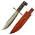 Original U.S. WWII Collins & Co. Legitimus No.18 Machete V44 Knife with Wood Handle - Excellent Condition Original Items