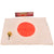 Original WWII Japanese Hirohito-Stamped Meatball Flag in Carrying Case with Pole Top & Rotating Text Base - 24 x 35” Original Items