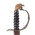 Original U.S. Mexican-American War Era Eagle Head Infantry Officer’s Saber with Unique Spiral Ebony Grip & Fireblued Gold-Inlaid Blade Original Items