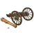 Original French Napoleonic Canon de 12 Gribeauval 1:9 Scale Minitature Model with Extremely Detailed Gun Carriage & Limber / Caisson - Functional Original Items