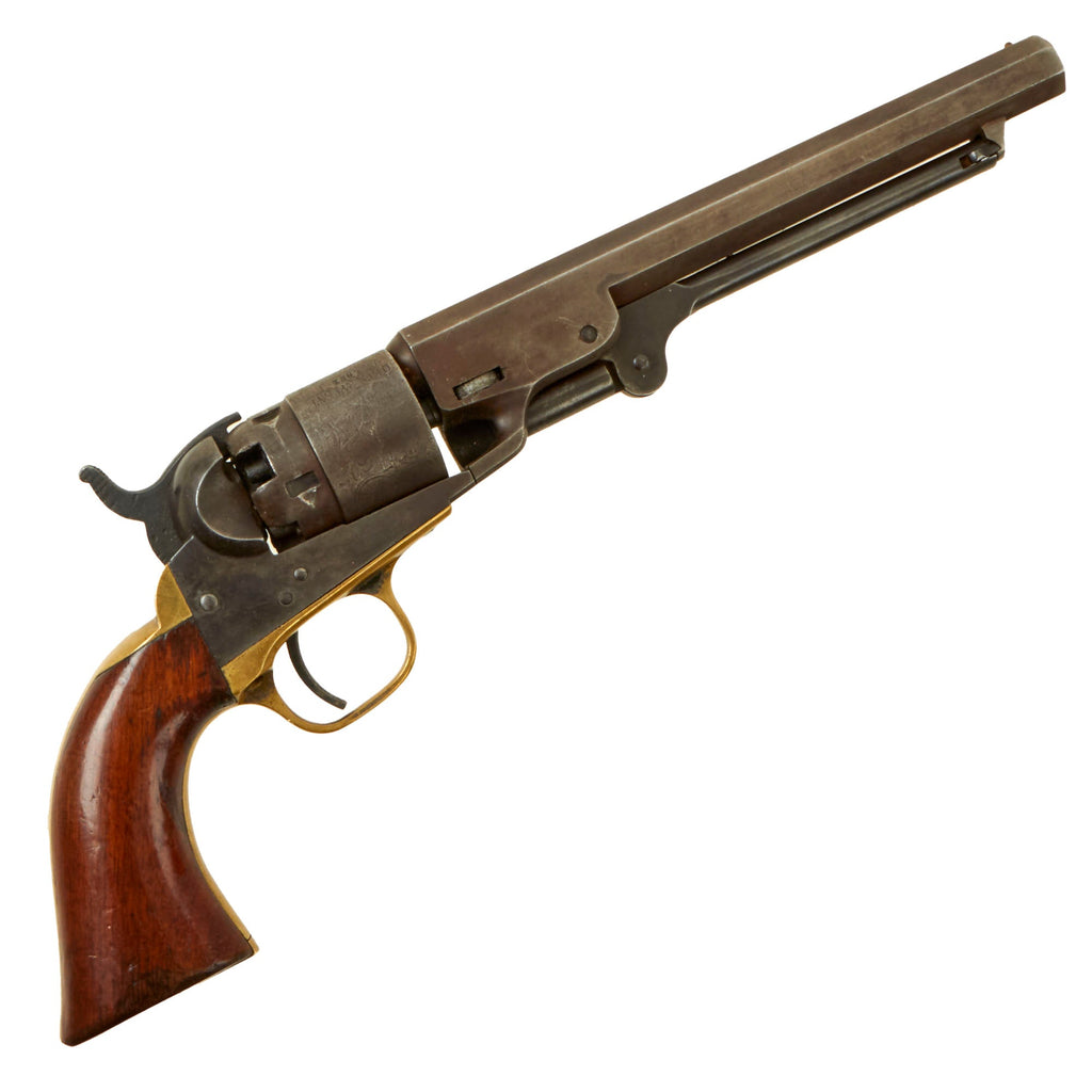 Original Rare U.S. Civil War Colt M-1862 Pocket Navy .36cal Percussion Revolver with 6 ½" Barrel made in 1861 - Matching Serial 5821 Original Items