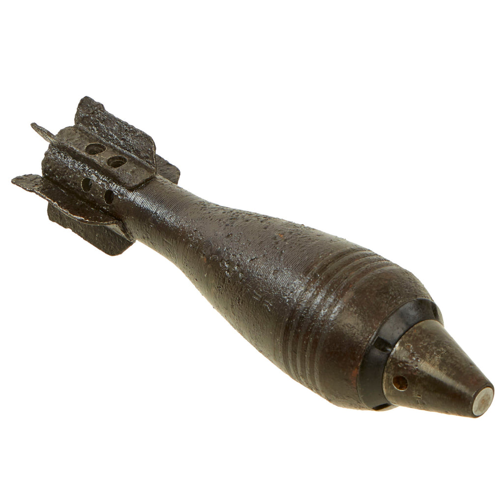 Original Soviet WWII Inert 50mm Mortar Round with Fuze Original Items