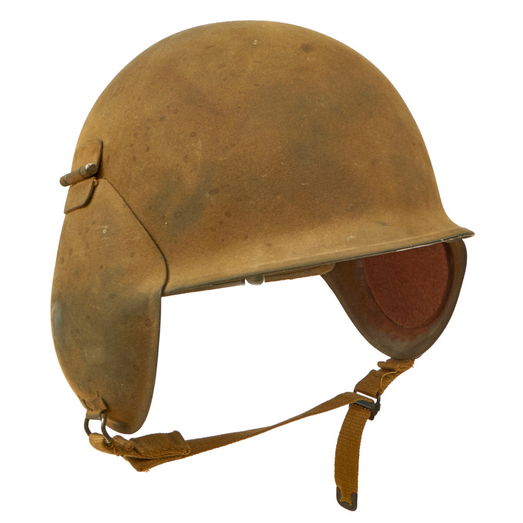 Original U.S. WWII USAAF Bomber Crew M3 Steel FLAK Helmet Original Items
