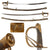 Original U.S Civil War M-1840 "Wrist Breaker" Heavy Cavalry Saber with Scabbard - Imported German Blade - Excellent Original Items