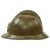 Original Italian WWI / 1920s “Lippmann Model” Adrian Helmet with 4th Field Artillery Badge - Full Liner & Chinstrap Original Items