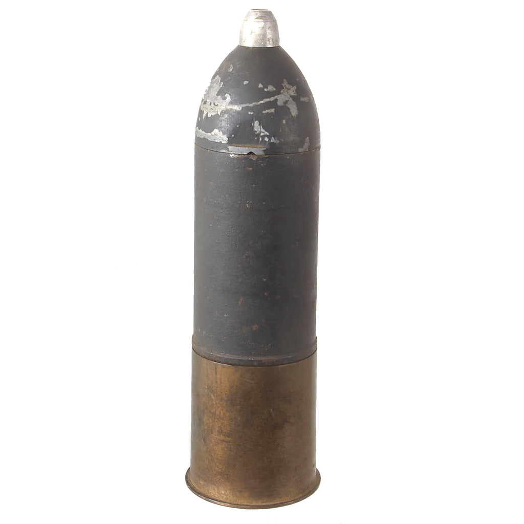 Original German WWII 7.5cm le.IG 18 Light Infantry Gun Round & Shell Casing - 7.5 cm leichtes Infanteriegeschutz 18 Original Items