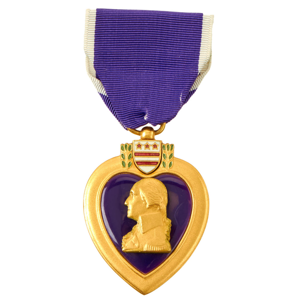 Original U.S. Vietnam War Purple Heart Medal with Printed Research & Interview with Soldier - Felipe Ramirez III, 7th Cavalry & 46th Infantry, Americal Division Original Items