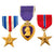 Original U.S. WWII 4th Ranger Battalion Government Reissue KIA Purple Heart, Silver Star, and Bronze Star Medals to Richard J. Bennett, KIA in Sicily 1943 Original Items